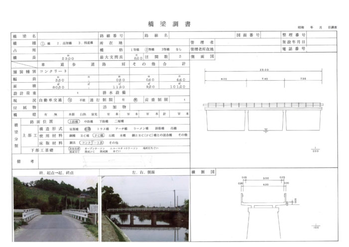 STEP1 橋梁台帳調査